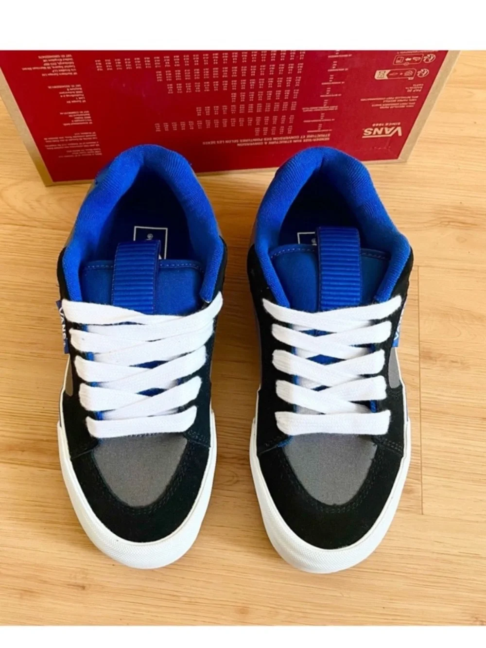 Vans CHUKKA PUSH LS 'BLACK BLUE PEWTER' Mens 13.0 US